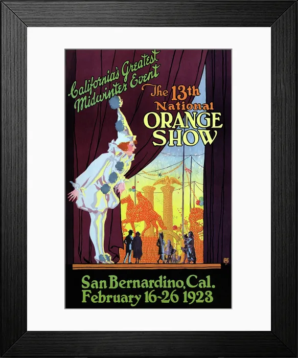 Framed Print : 13th National Orange Show Framed Print : 13th National Orange Show