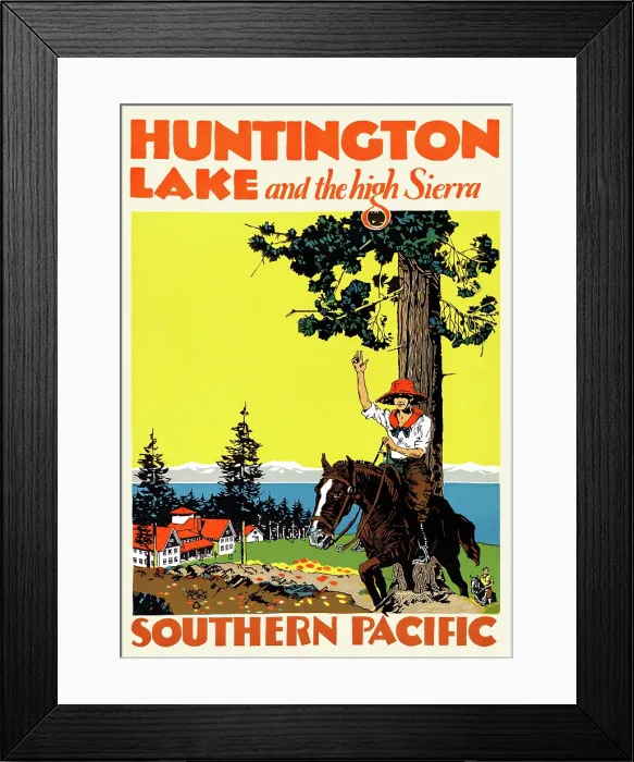 Framed Print : Huntington Lake and the High Sierra Framed Print : Huntington Lake and the High Sierra