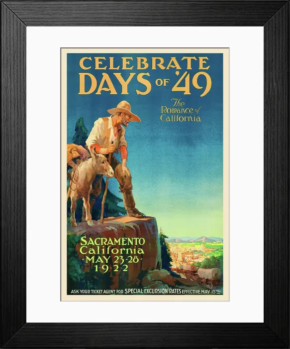 Framed Print : Celebrate Days of 49 Framed Print : Celebrate Days of 49