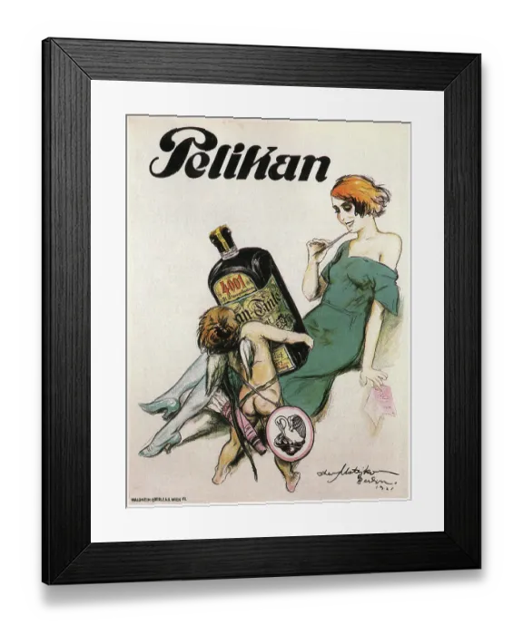 Framed Print : Pelikan Ink Framed Print : Pelikan Ink