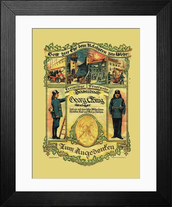 Framed Print : Freiwilligen Feuerwehr Haselbach Framed Print : Freiwilligen Feuerwehr Haselbach