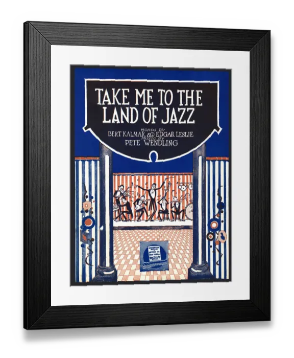 Framed Print : Take me to the land of jazz Framed Print : Take me to the land of jazz