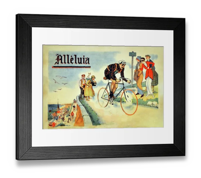 Framed Print : Alleluia Bicycles Framed Print : Alleluia Bicycles