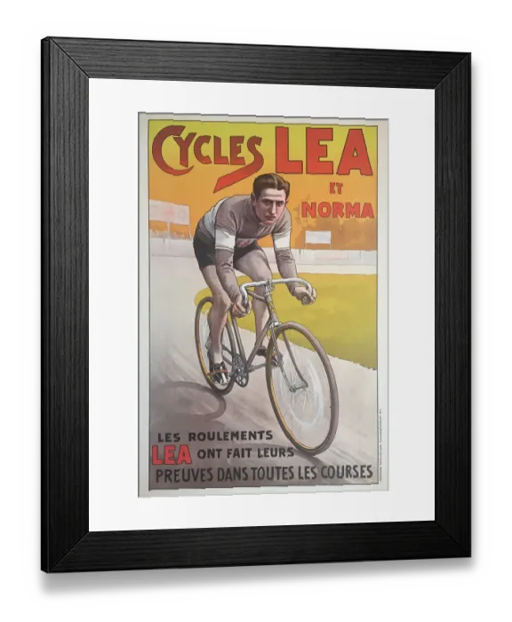 Framed Print : Cycles Lea et Norma Framed Print : Cycles Lea et Norma