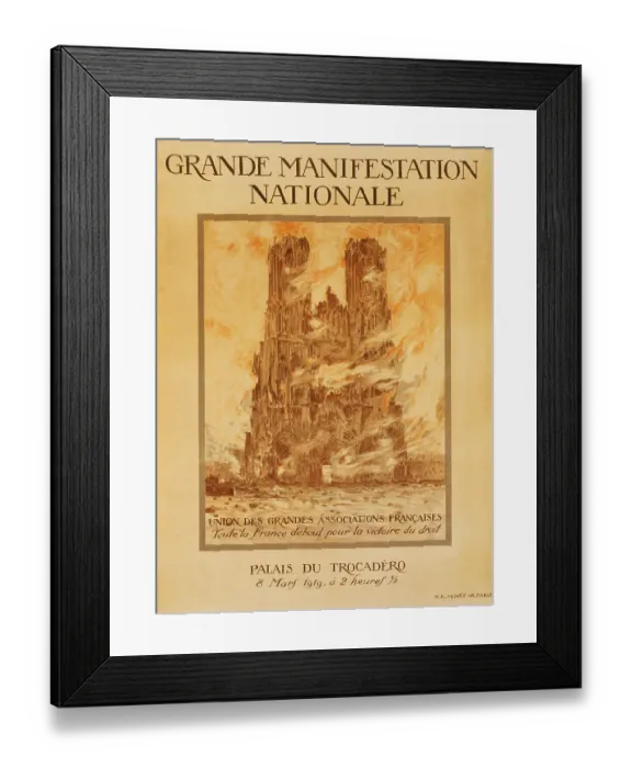 Framed Print : Grande Manifestation Nationale