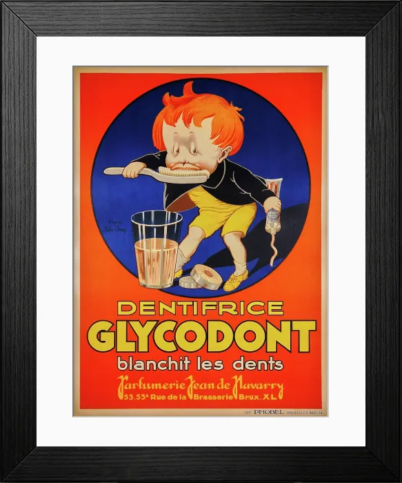 Framed Print : Dentifice Glycodont Framed Print : Dentifice Glycodont