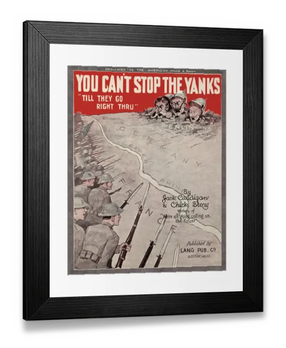 Framed Print : You Can't Stop the Yanks Framed Print : You Can't Stop the Yanks
