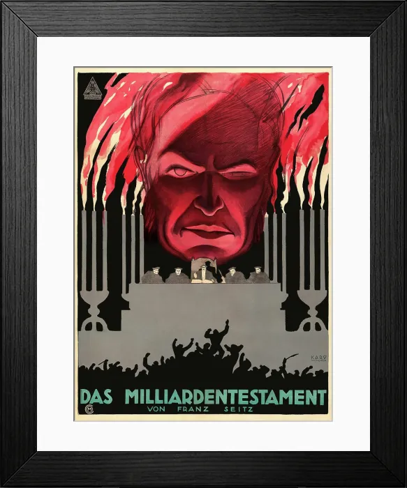 Framed Print : Das Milliardentestament Framed Print : Das Milliardentestament