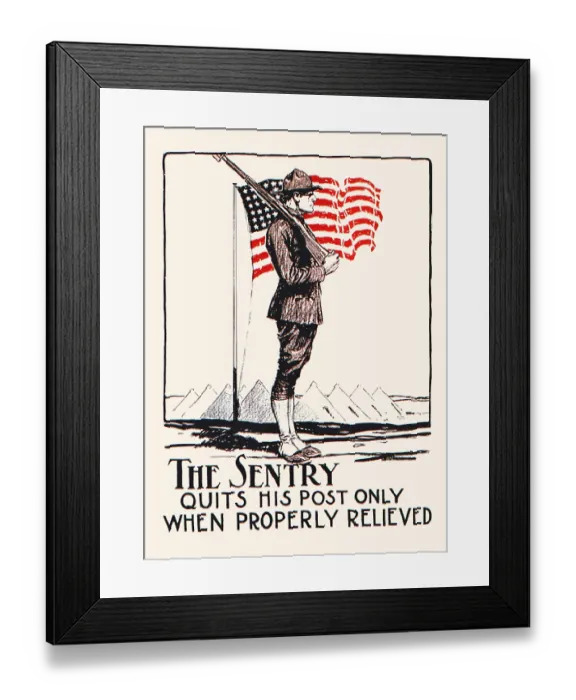 Framed Print : The Sentry Framed Print : The Sentry