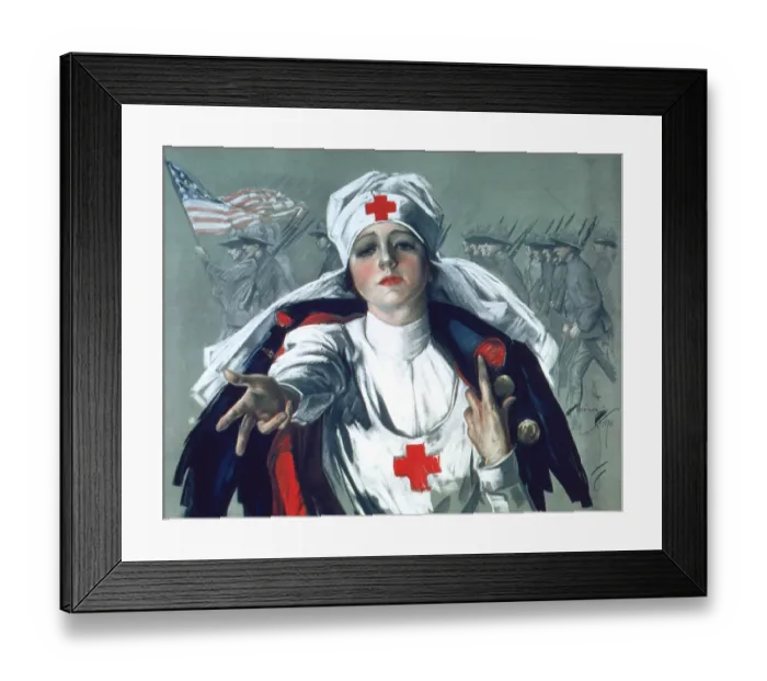 Framed Print : Red Cross Nurse Framed Print : Red Cross Nurse