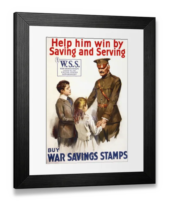 Framed Print : Help Him win by Saving and Serving Framed Print : Help Him win by Saving and Serving