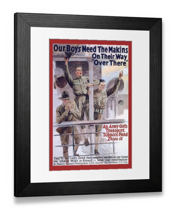 Framed Print : Our Boys Need The Makins On Their Way Framed Print : Our Boys Need The Makins On Their Way