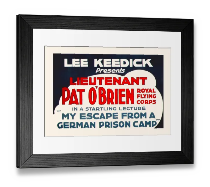 Framed Print : My Escape From A Germany Prison Camp Framed Print : My Escape From A Germany Prison Camp