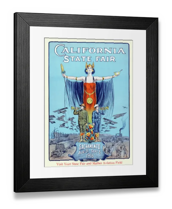Framed Print : California State Fair 1918 Framed Print : California State Fair 1918