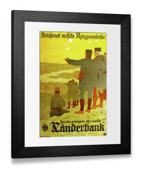 Framed Print : Zeichner achte Kriegsanleihe! Framed Print : Zeichner achte Kriegsanleihe!