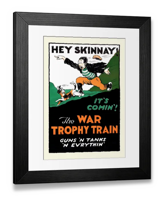 Framed Print : The War Trophy Train Framed Print : The War Trophy Train