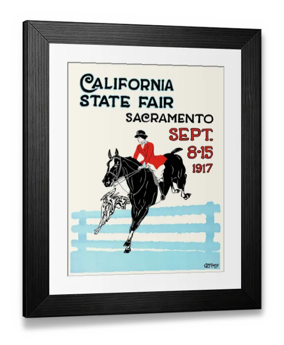 Framed Print : California State Fair, Sacramento, Sept. 8-15, 1917 Framed Print : California State Fair, Sacramento, Sept. 8-15, 1917