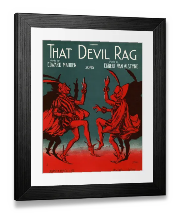 Framed Print : That Devil Rag Framed Print : That Devil Rag