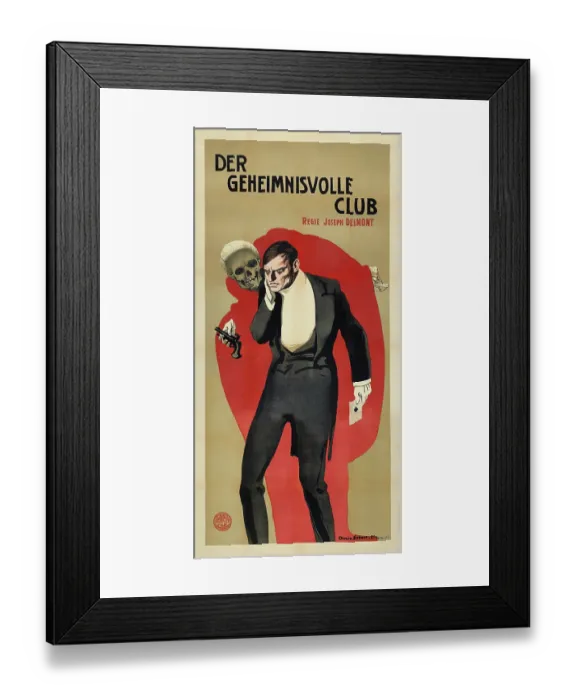Framed Print : Der Geheimnisvolle Club Framed Print : Der Geheimnisvolle Club