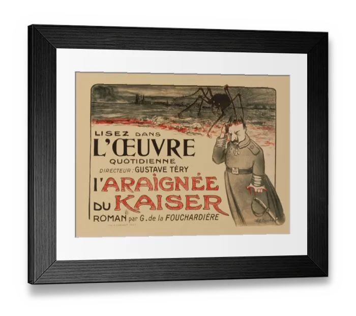 Framed Print : The Spider of the Kaiser Framed Print : The Spider of the Kaiser