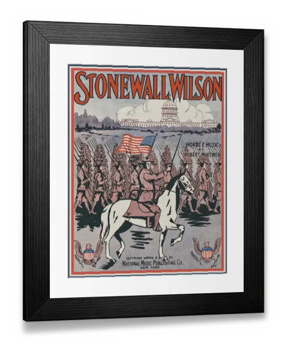 Framed Print : Stonewall Wilson Framed Print : Stonewall Wilson
