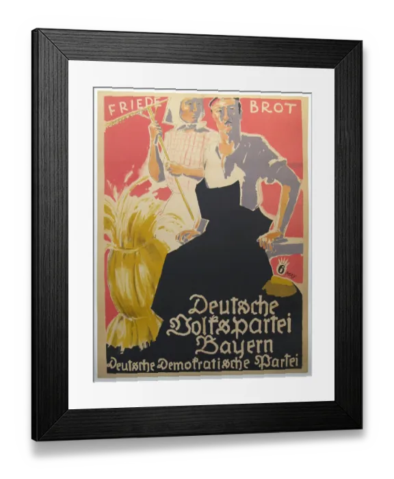 Framed Print : Deutsche Volkspartei Framed Print : Deutsche Volkspartei