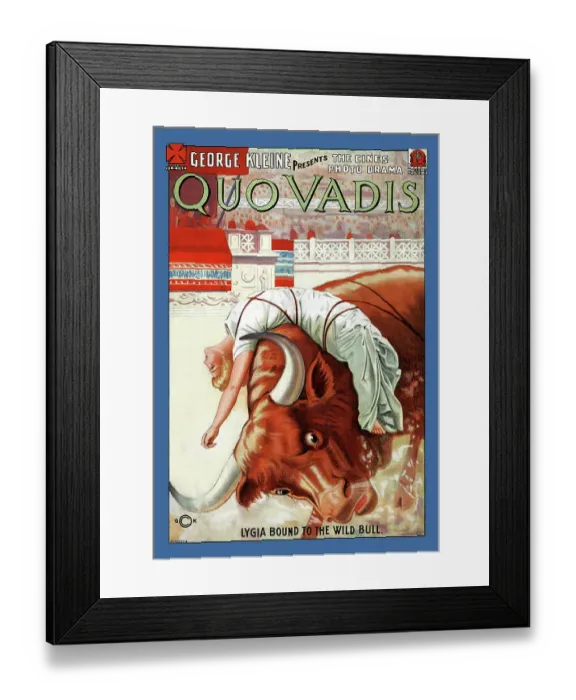 Framed Print : Quo Vadis - Lygia bound Framed Print : Quo Vadis - Lygia bound