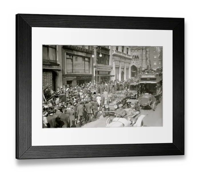 Framed Print : NYC Easter Parade at 5th 1913 Framed Print : NYC Easter Parade at 5th 1913