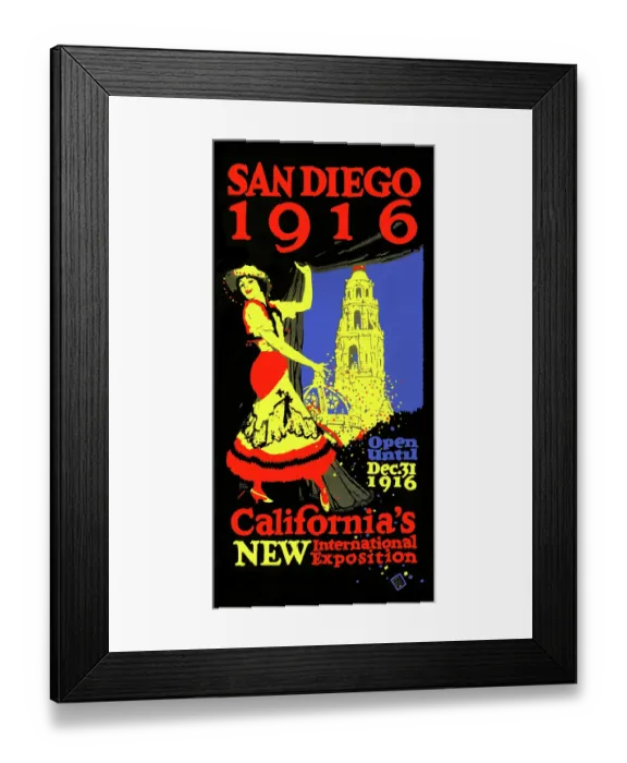 Framed Print : San Diego, 1916, California's new International Exposition Framed Print : San Diego, 1916, California's new International Exposition