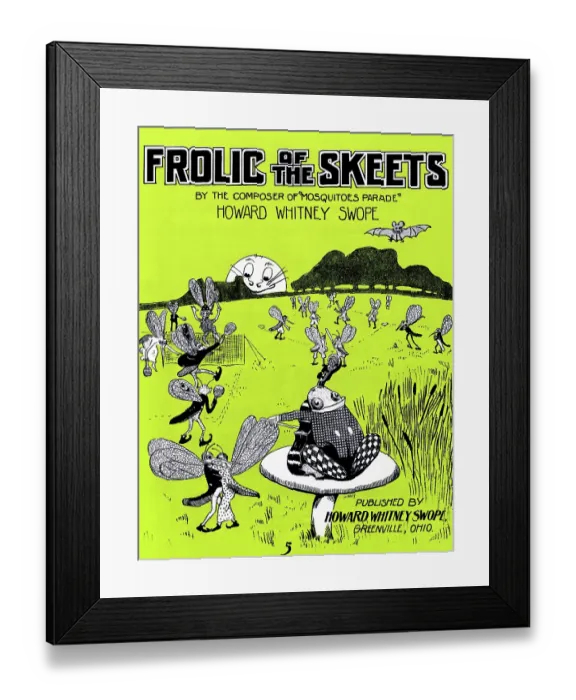 Framed Print : Frolic of the Skeets Framed Print : Frolic of the Skeets