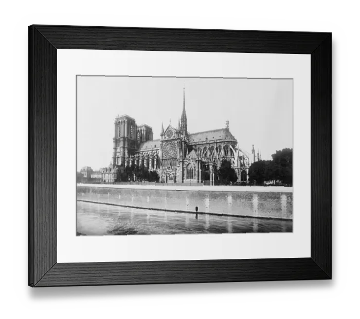 Framed Print : France, Notre Dame Cathedral, Paris