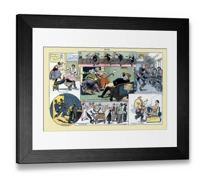 Framed Print : The novelty of the cabaret meal has worn off Framed Print : The novelty of the cabaret meal has worn off