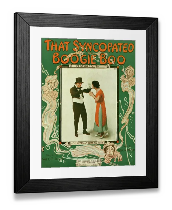 Framed Print : That Syncopated Boogie Boo Framed Print : That Syncopated Boogie Boo