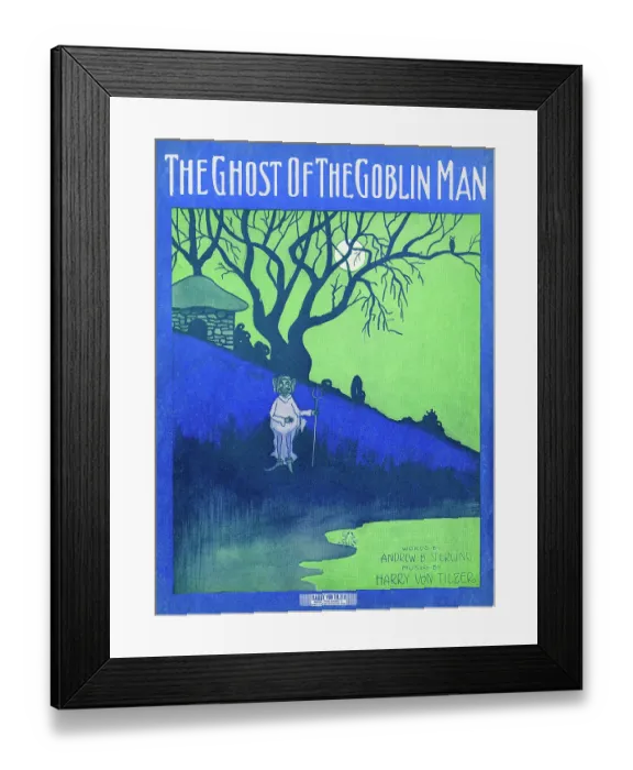 Framed Print : The Ghost of the Goblin Man Framed Print : The Ghost of the Goblin Man