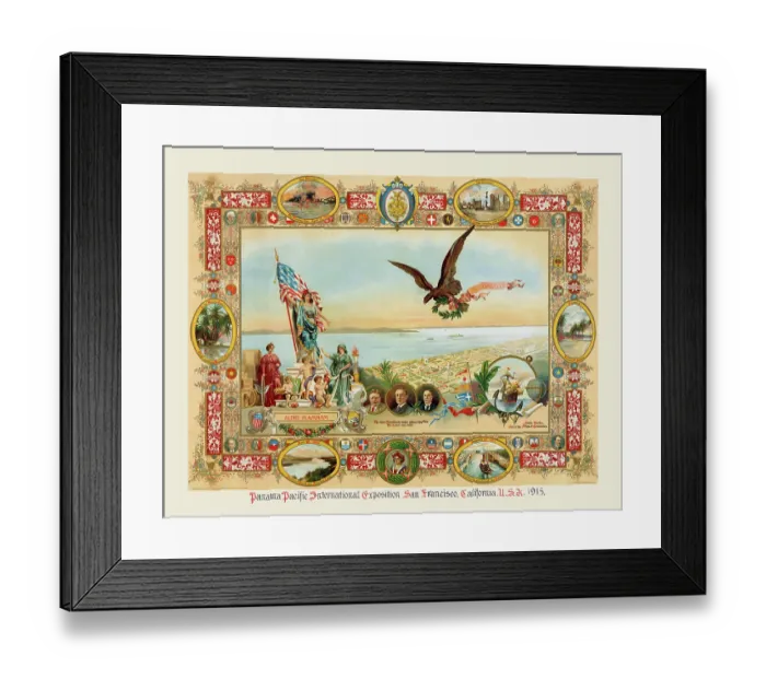 Framed Print : Panama-Pacific International Exposition San Francisco Framed Print : Panama-Pacific International Exposition San Francisco