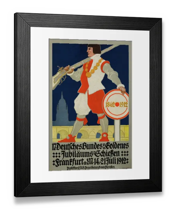 Framed Print : Schützenfest: Frankfurt am Main Golden Jubilee Framed Print : Schützenfest: Frankfurt am Main Golden Jubilee