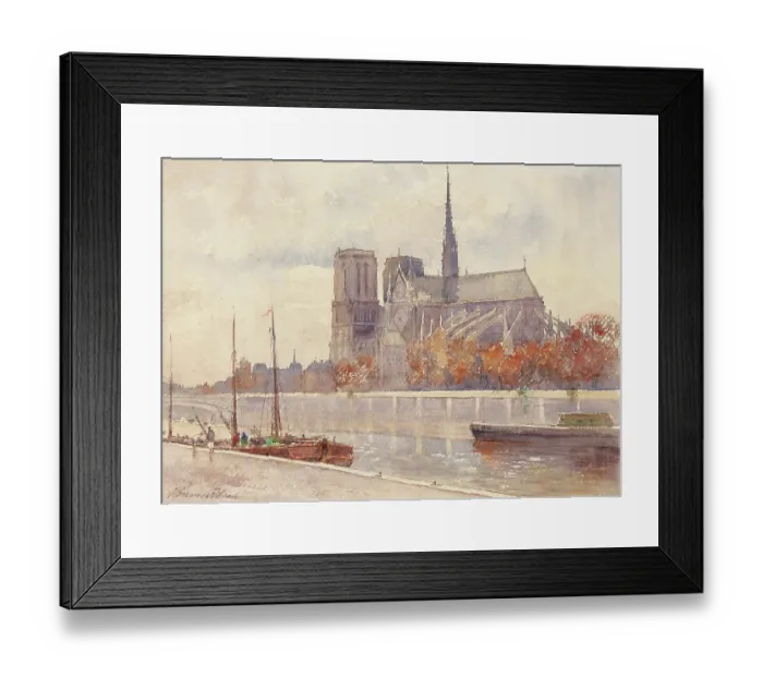 Framed Print : Notre Dame, Paris, 1912 Framed Print : Notre Dame, Paris, 1912