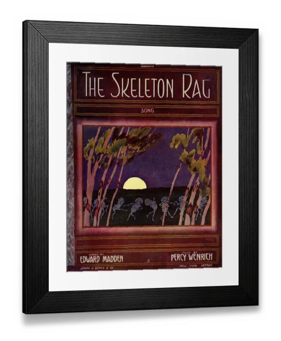 Framed Print : The Skeleton Rag Framed Print : The Skeleton Rag