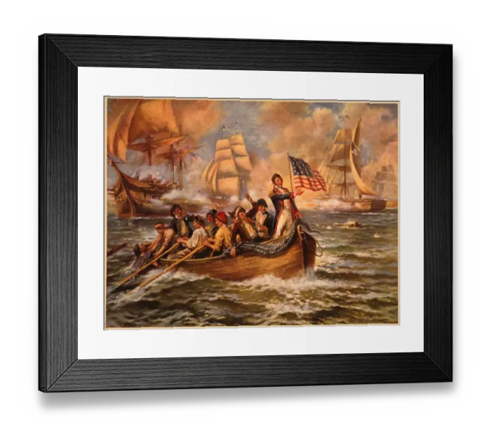 Framed Print : Battle of Lake Erie