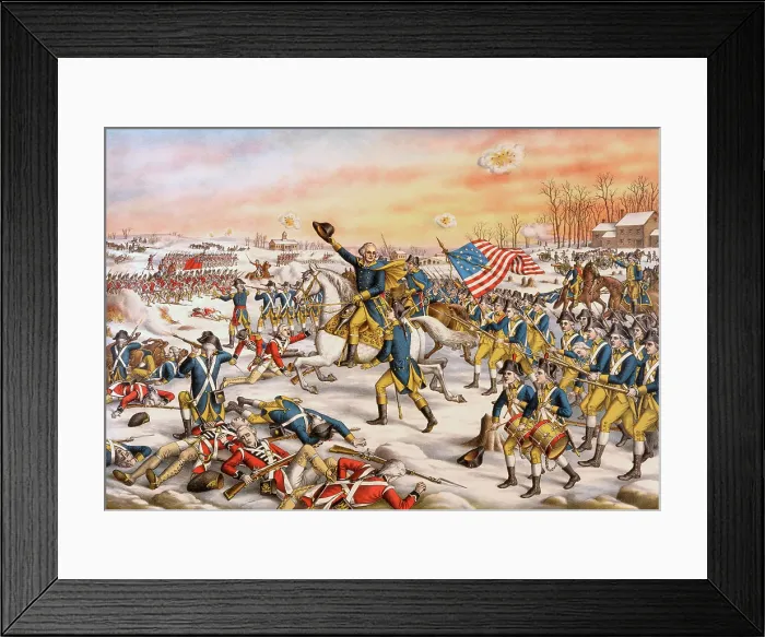 Framed Print : Battle of Princeton
