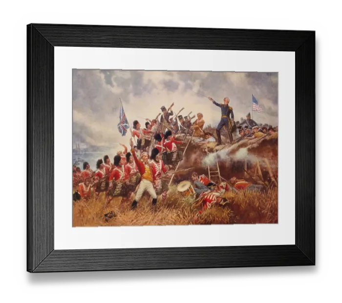 Framed Print : The Battle of New Orleans Framed Print : The Battle of New Orleans