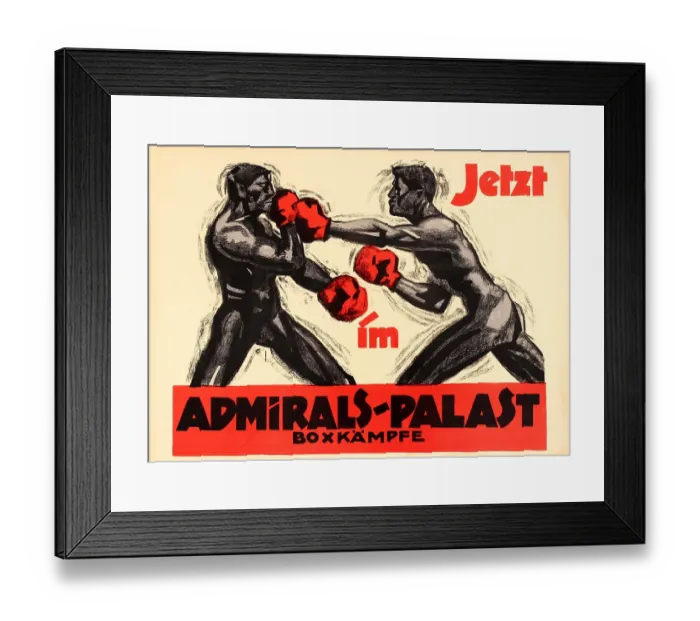 Framed Print : Admirals - Palast Boxkampfe Framed Print : Admirals - Palast Boxkampfe
