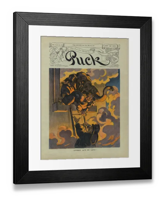 Framed Print : Fireman, save my child! Framed Print : Fireman, save my child!
