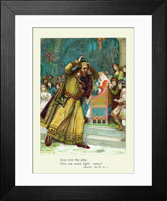 Framed Print : Hamlet, Act iii, sc. 2 Framed Print : Hamlet, Act iii, sc. 2