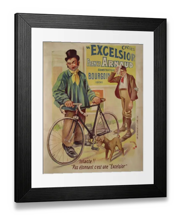 Framed Print : Cycles Excelsior