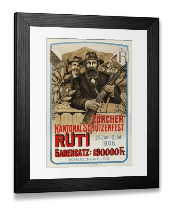 Framed Print : Swiss Canton Schützenfest Framed Print : Swiss Canton Schützenfest