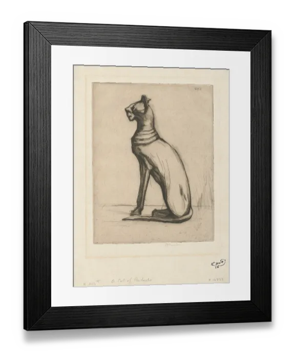 Framed Print : A cat of Bubastis