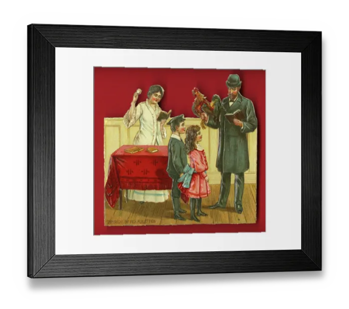 Framed Print : The Kaparot Ceremony
