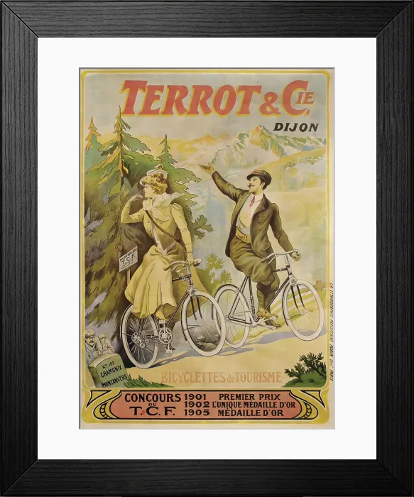 Framed Print : Terrot & Cie, Dijon Bicyclettes de Tourisme Framed Print : Terrot & Cie, Dijon Bicyclettes de Tourisme