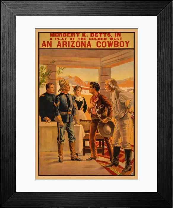 Framed Print : An Arizona cowboy Framed Print : An Arizona cowboy